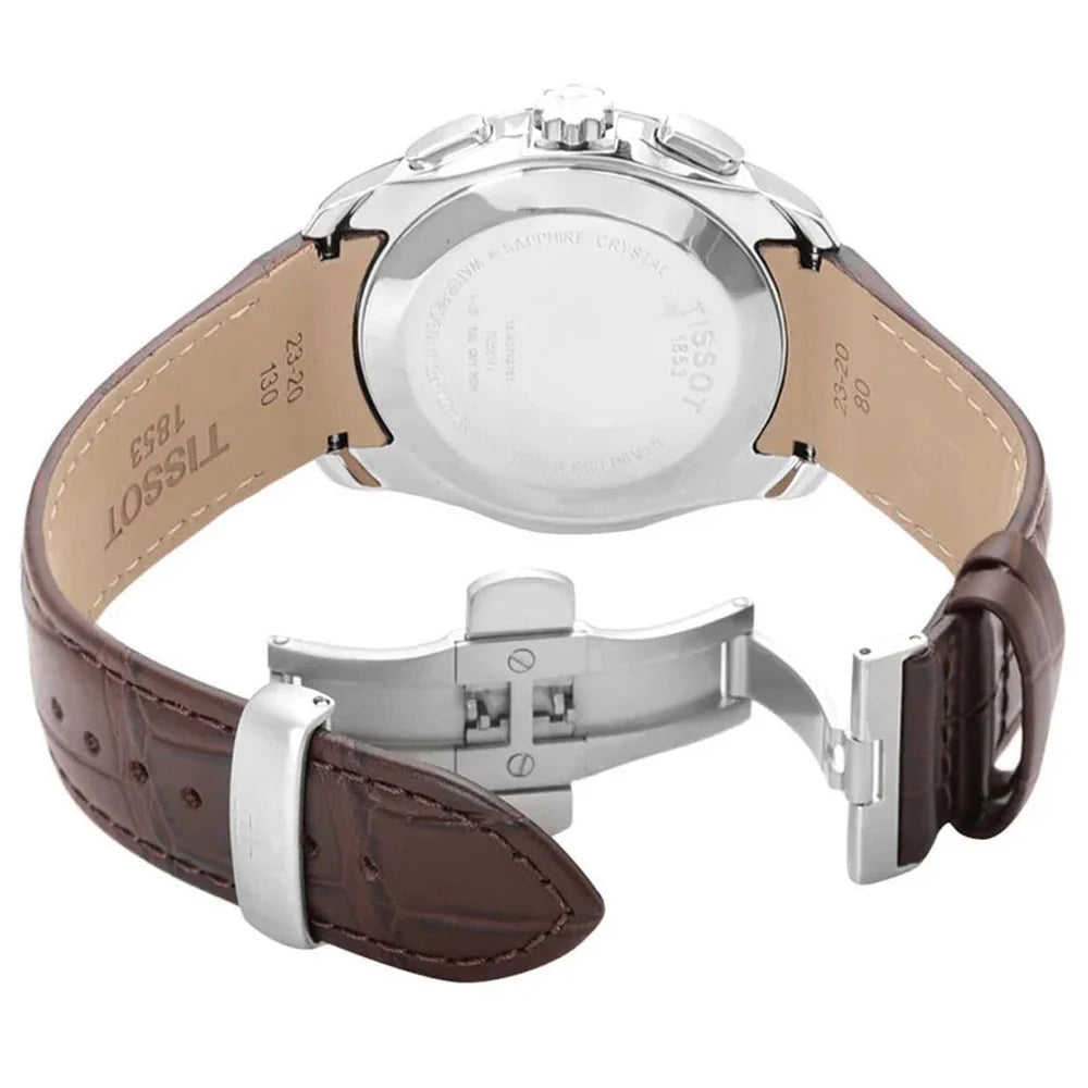 Tissot-1853 Chronograph Leather Strap Watch