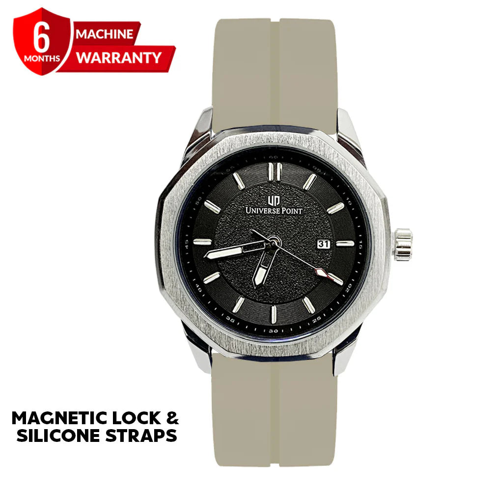 Universe Point Silicone Rubber & Magnetic LockStraps Watch