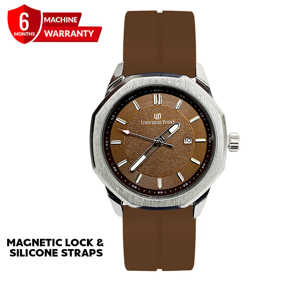 Universe Point Silicone Rubber & Magnetic LockStraps Watch