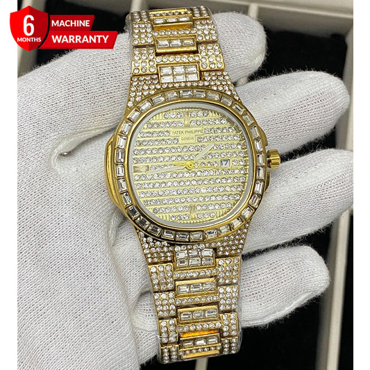 PP - Iced Out Self Winding Luxury Chain Watch