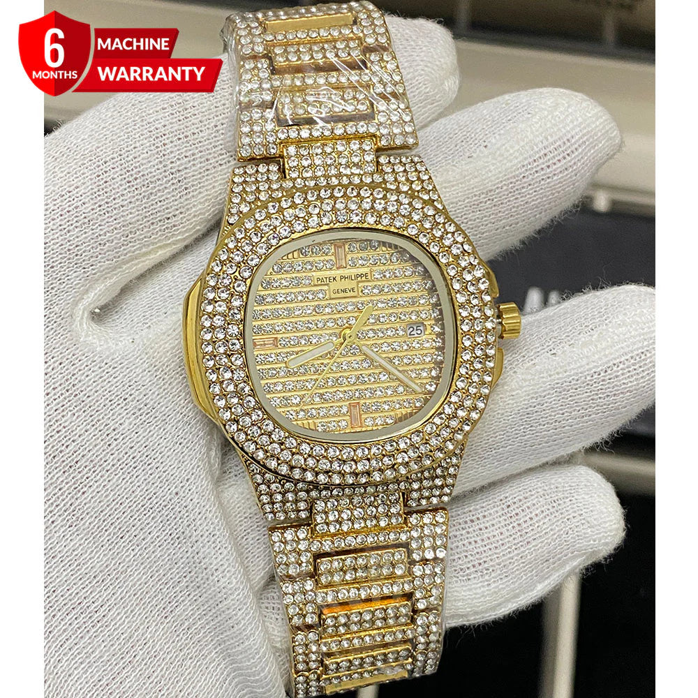 PP - Geneve Iced Out Luxury Chain Watch