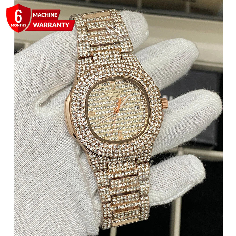 PP - Geneve Iced Out Luxury Chain Watch