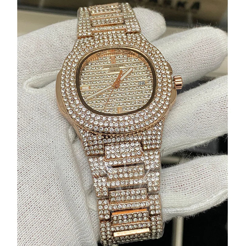 PP - Geneve Iced Out Luxury Chain Watch